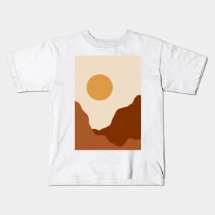 Abstract Sunset Painting 7.6 Kids T-Shirt